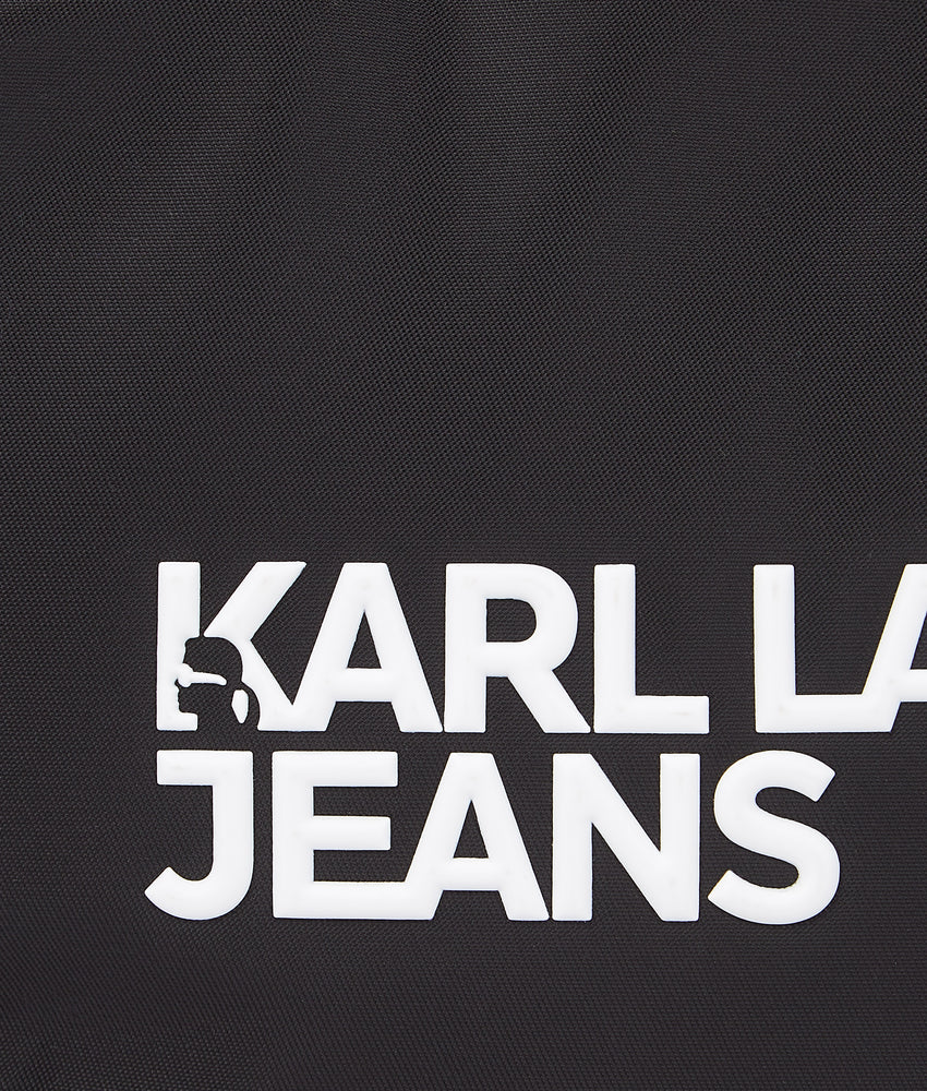 Logo nylon sling bag