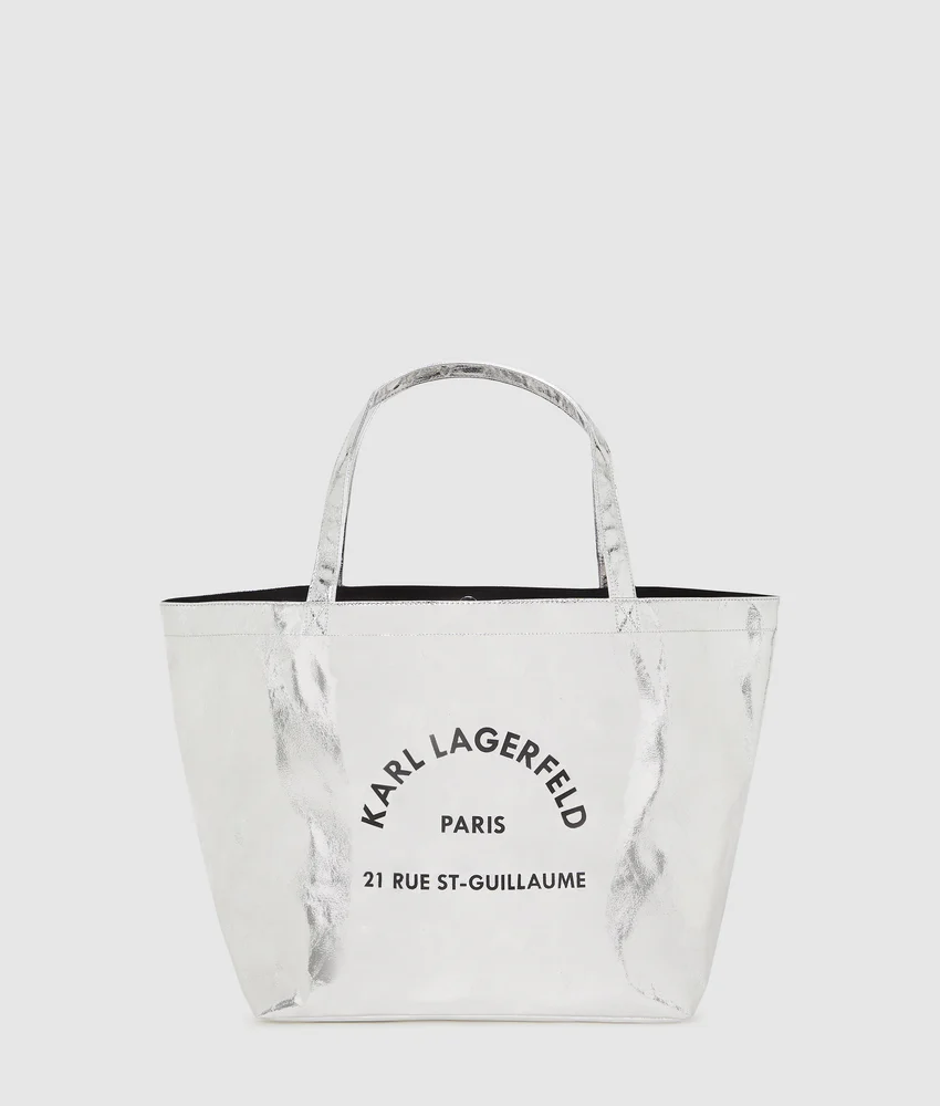 Rue St-Guillaume metallic shopper