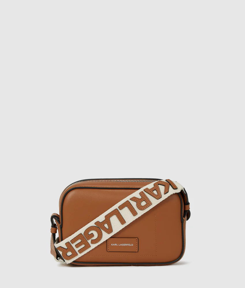 K/CIRCLE PERFORATED CROSSBODY BAG