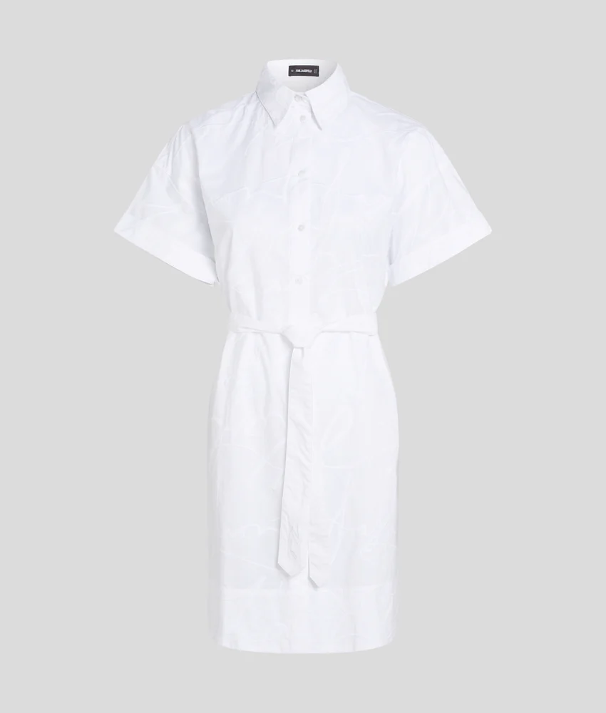 EMBROIDERED SHIRT DRESS