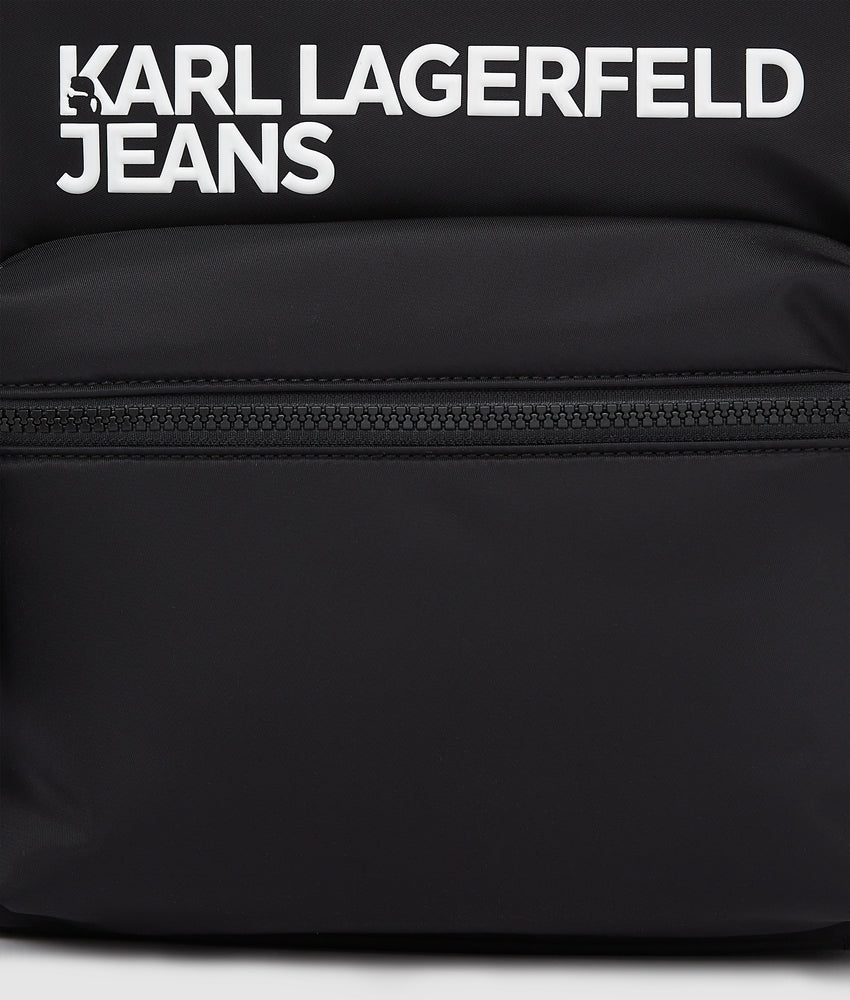 Logo nylon backpack