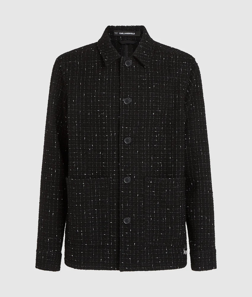 Boucle overshirt