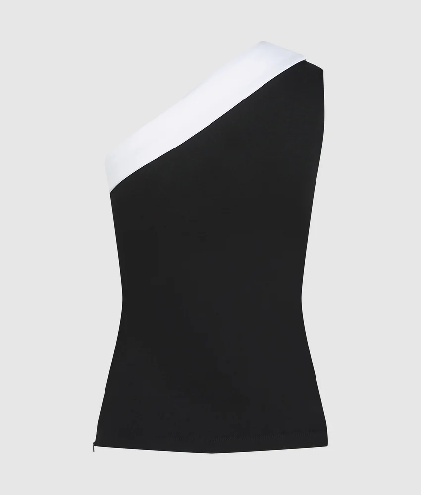 Karl DNA asymmetric lapel top