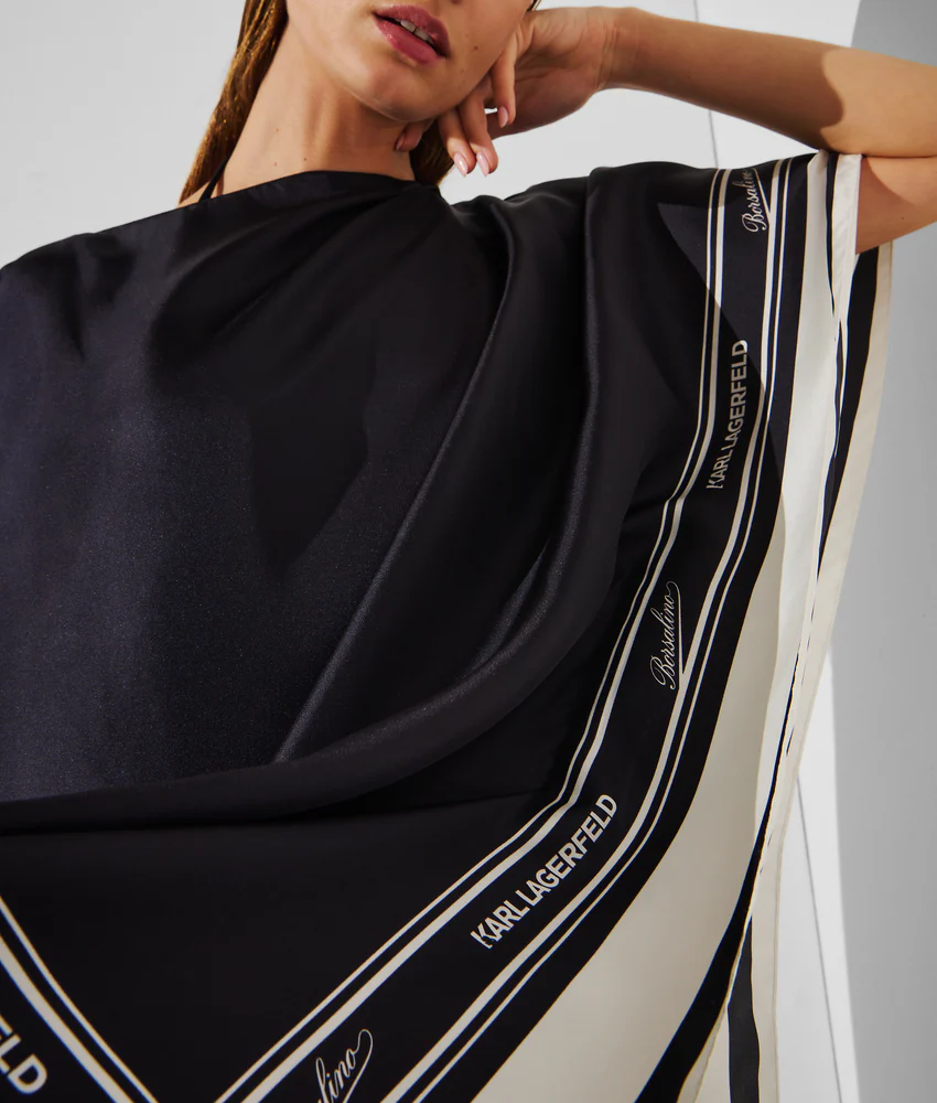 KL X BORSALINO SILK TUNIC