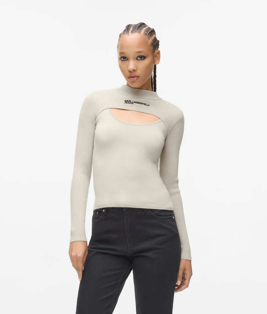 Cutout sweater
