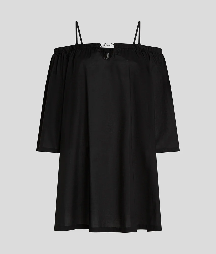 K/SIGNATURE OFF-SHOULDER BEACH DRESS
