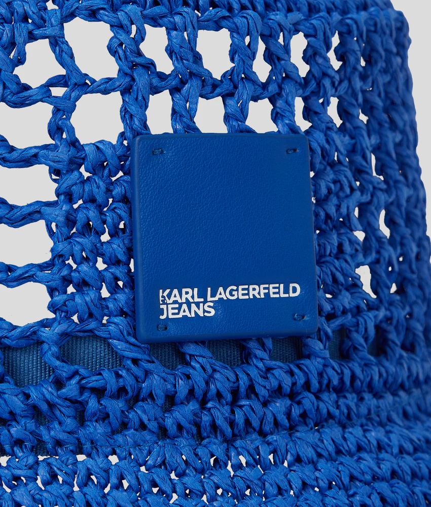 Box Logo woven bucket hat