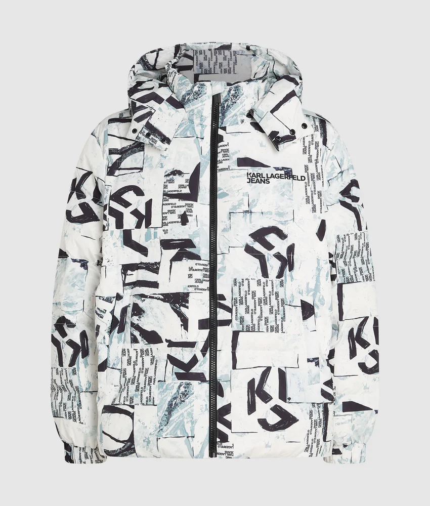 All-over Monogram puffer jacket