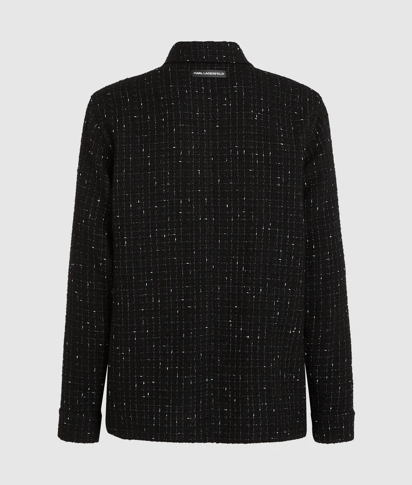 Boucle overshirt