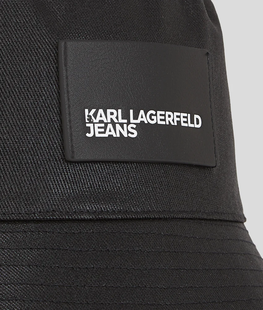 COATED DENIM BUCKET HAT