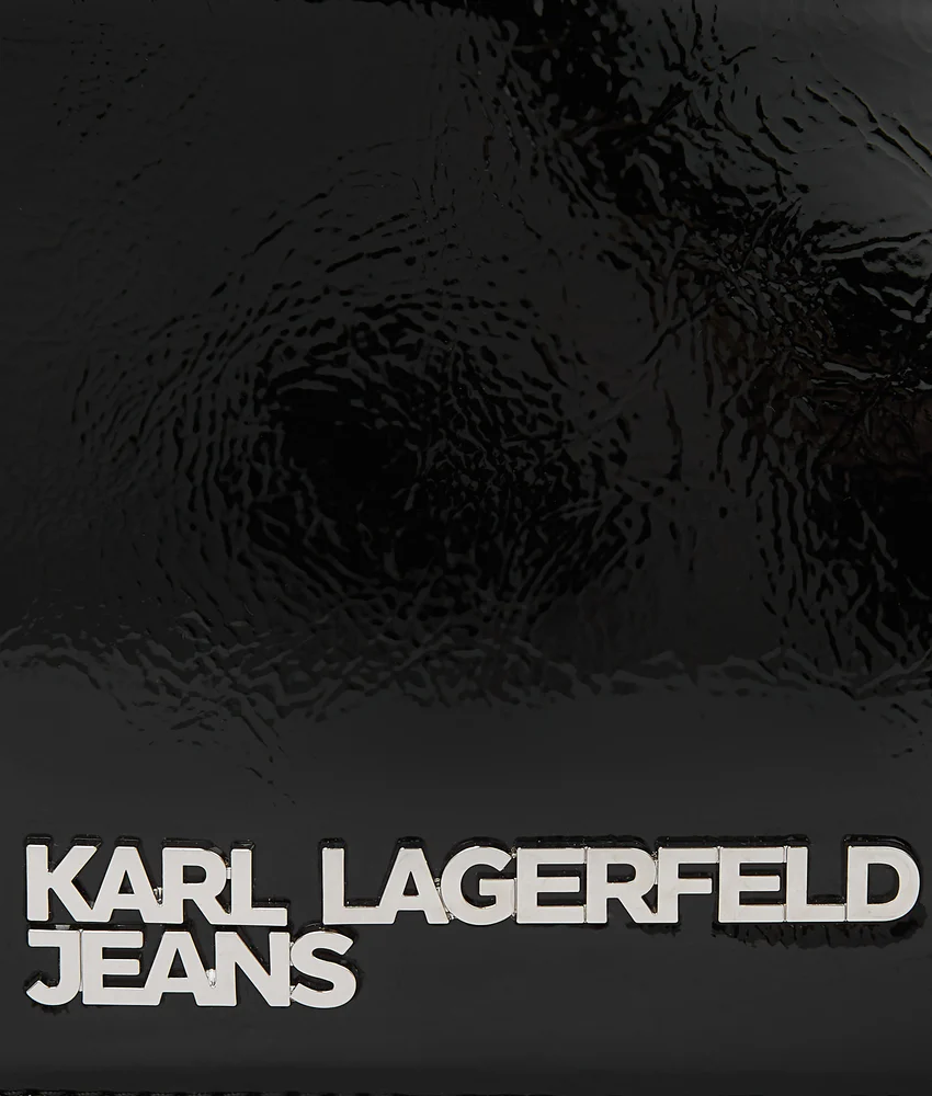 Logo shiny camera bag