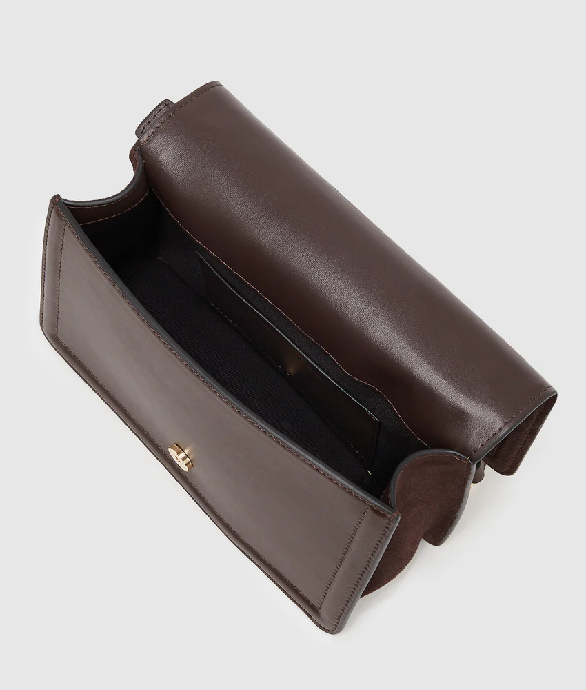 K/Nova suede shoulder bag