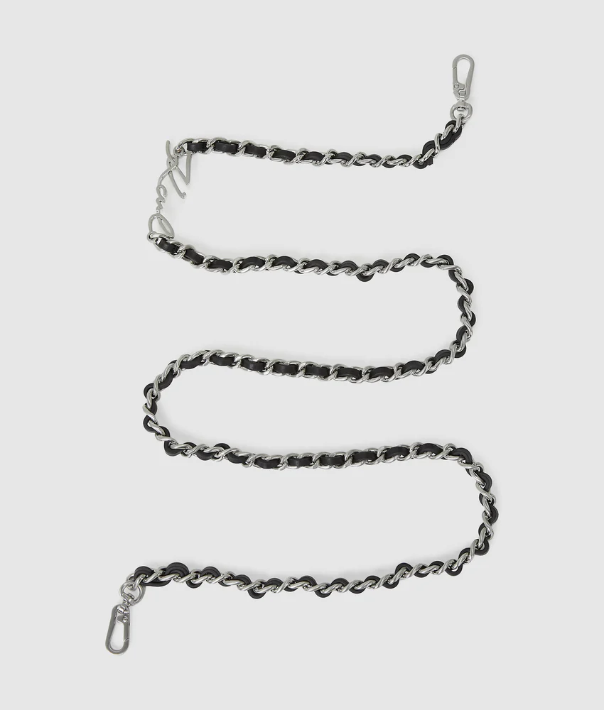 K/Signature chain shoulder strap