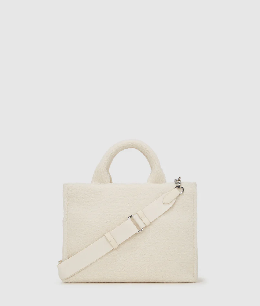 Rue St-Guillaume shearling tote bag