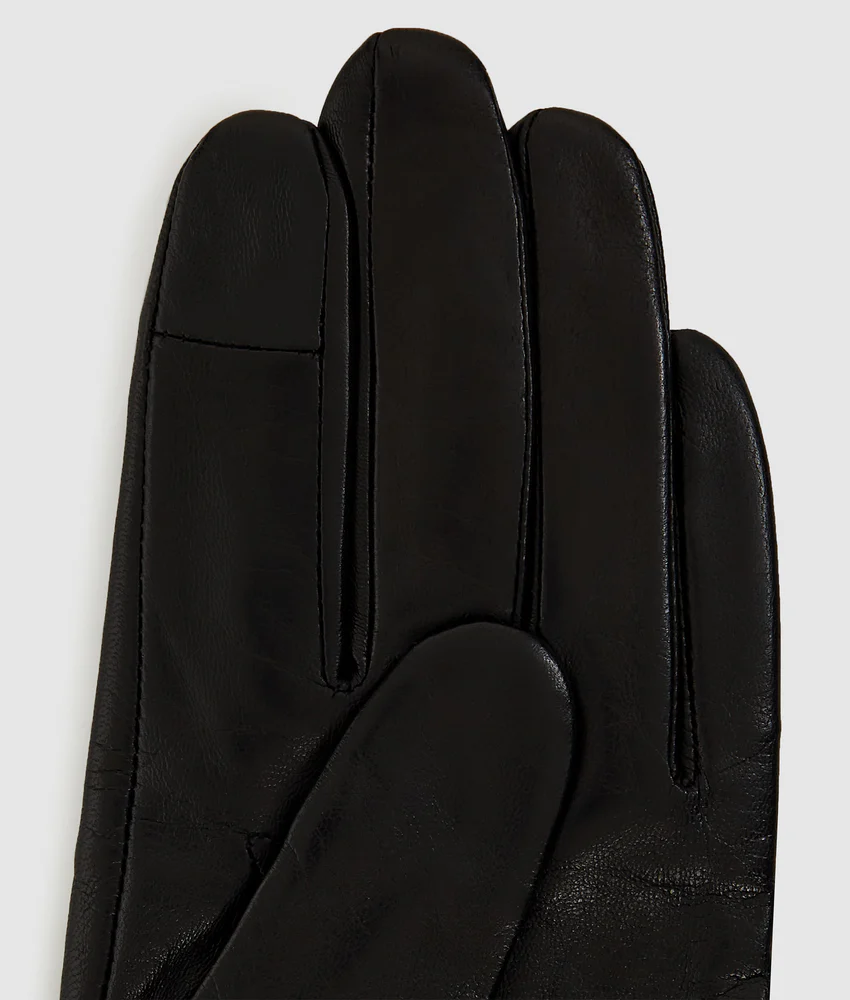 K/Signature faux-fur gloves