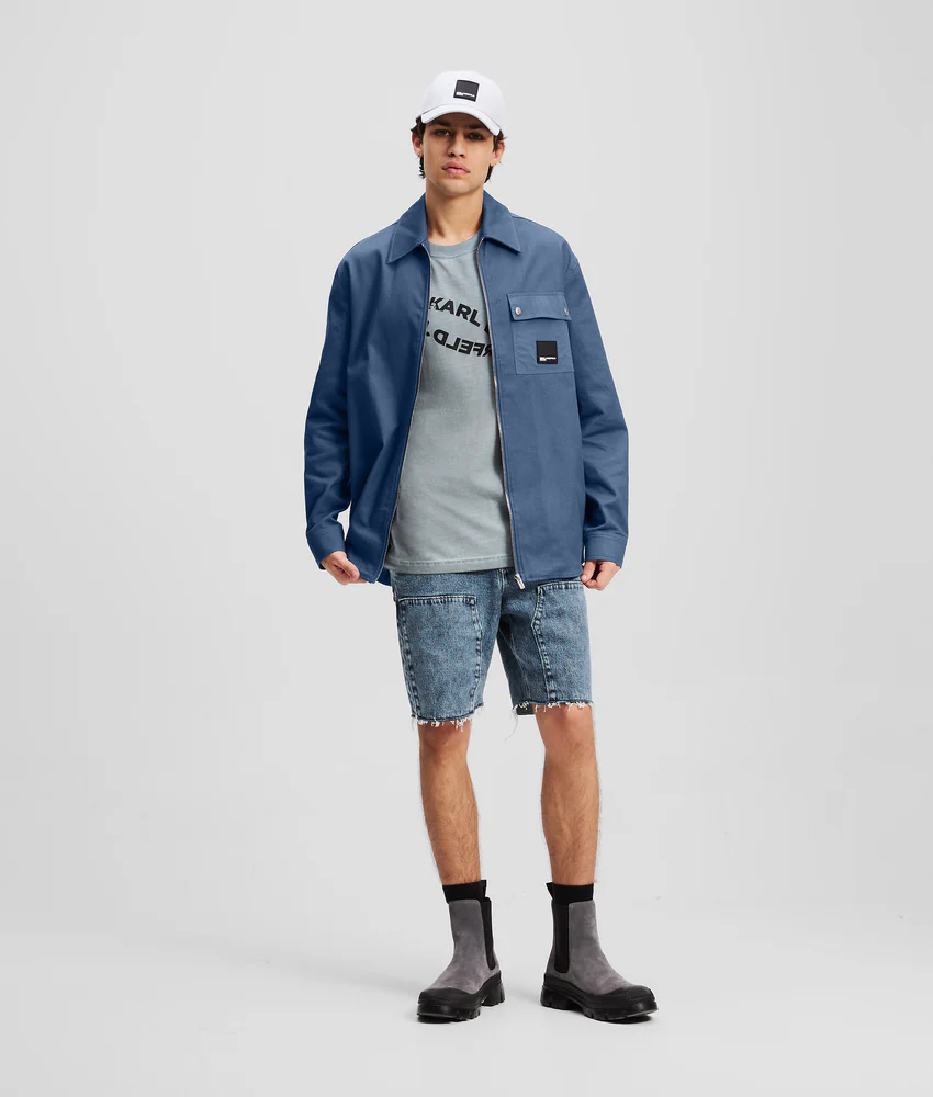 CARPENTER DENIM SHORTS
