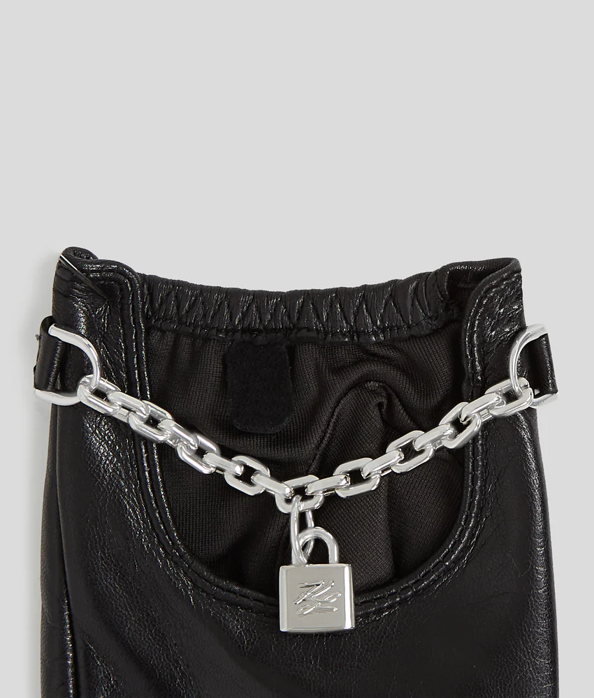 K/AUTOGRAPH PADLOCK FINGERLESS GLOVES