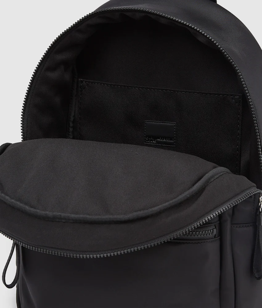 Logo nylon backpack