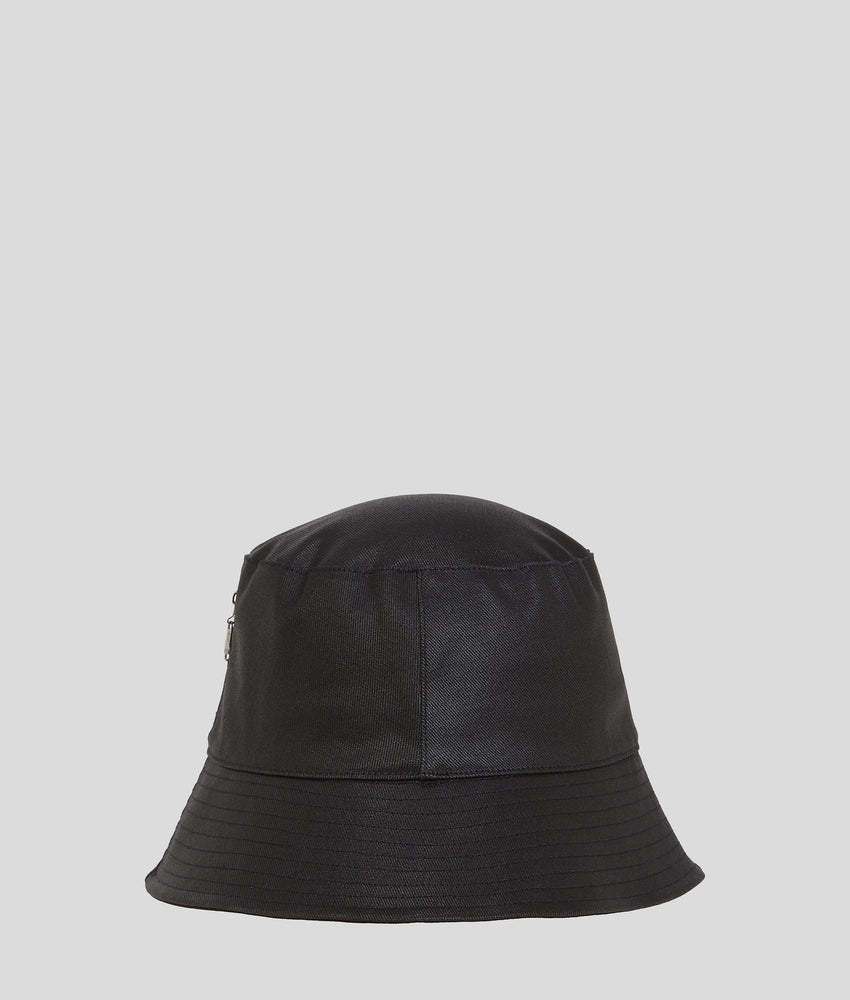 COATED DENIM BUCKET HAT