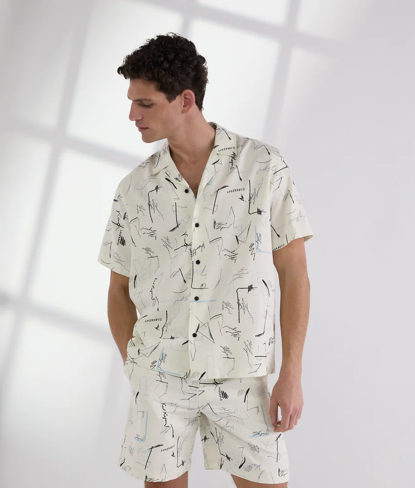 ALL-OVER-PRINT BOWLING SHIRT