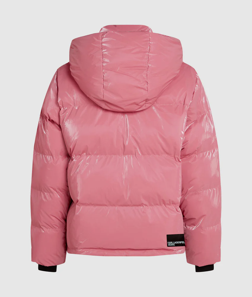 Shiny puffer jacket