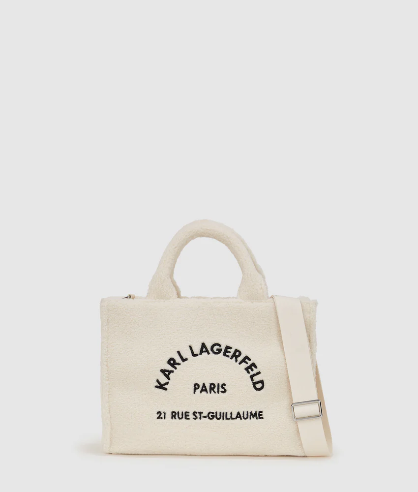 Rue St-Guillaume shearling tote bag