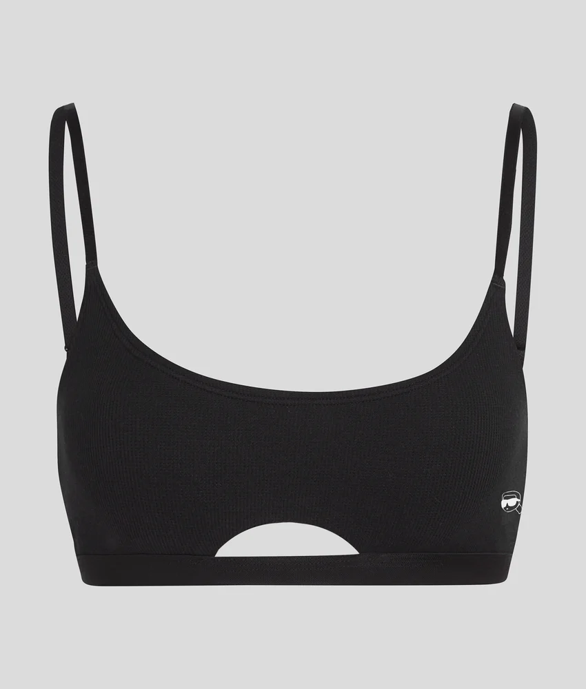IKON RIBBED PEEPHOLE BRALETTE