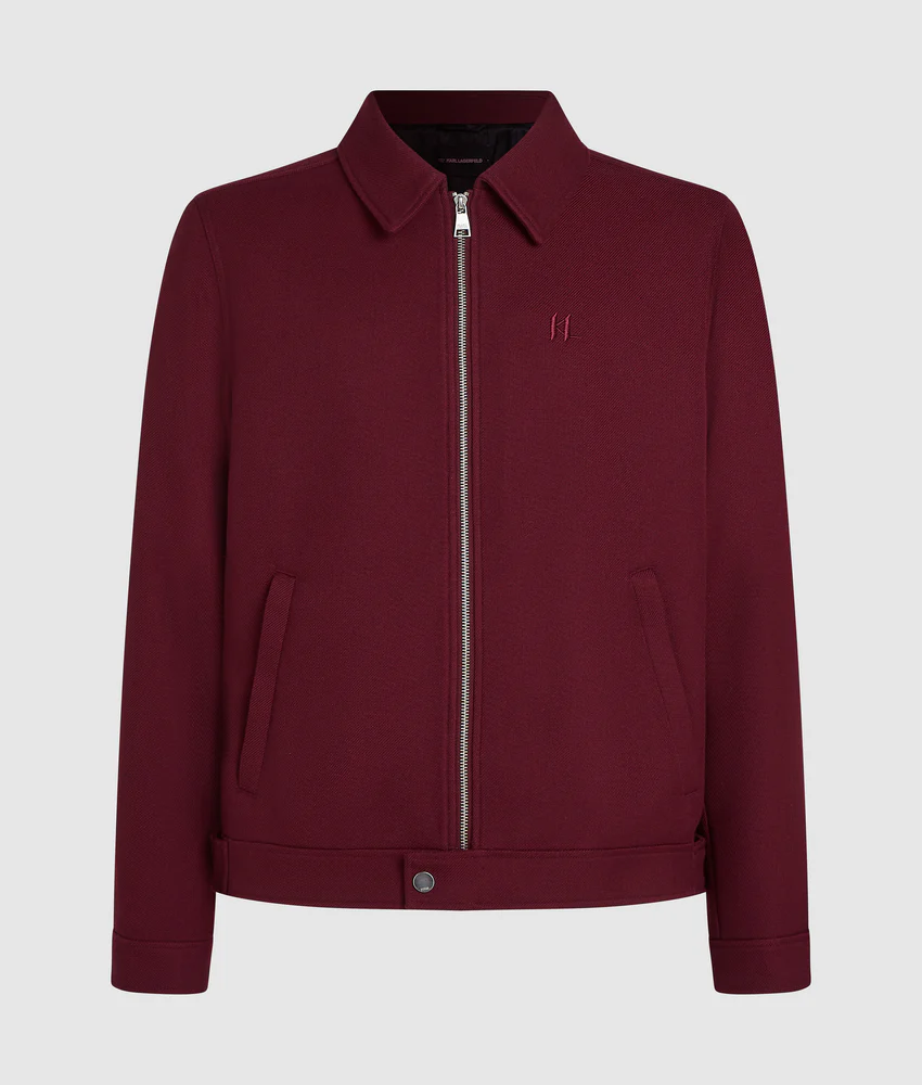 Short wool-blend jacket