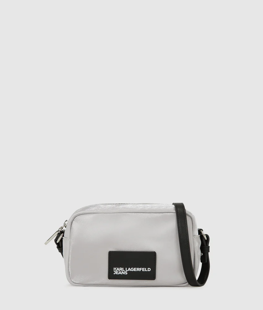Metallic nylon camera bag