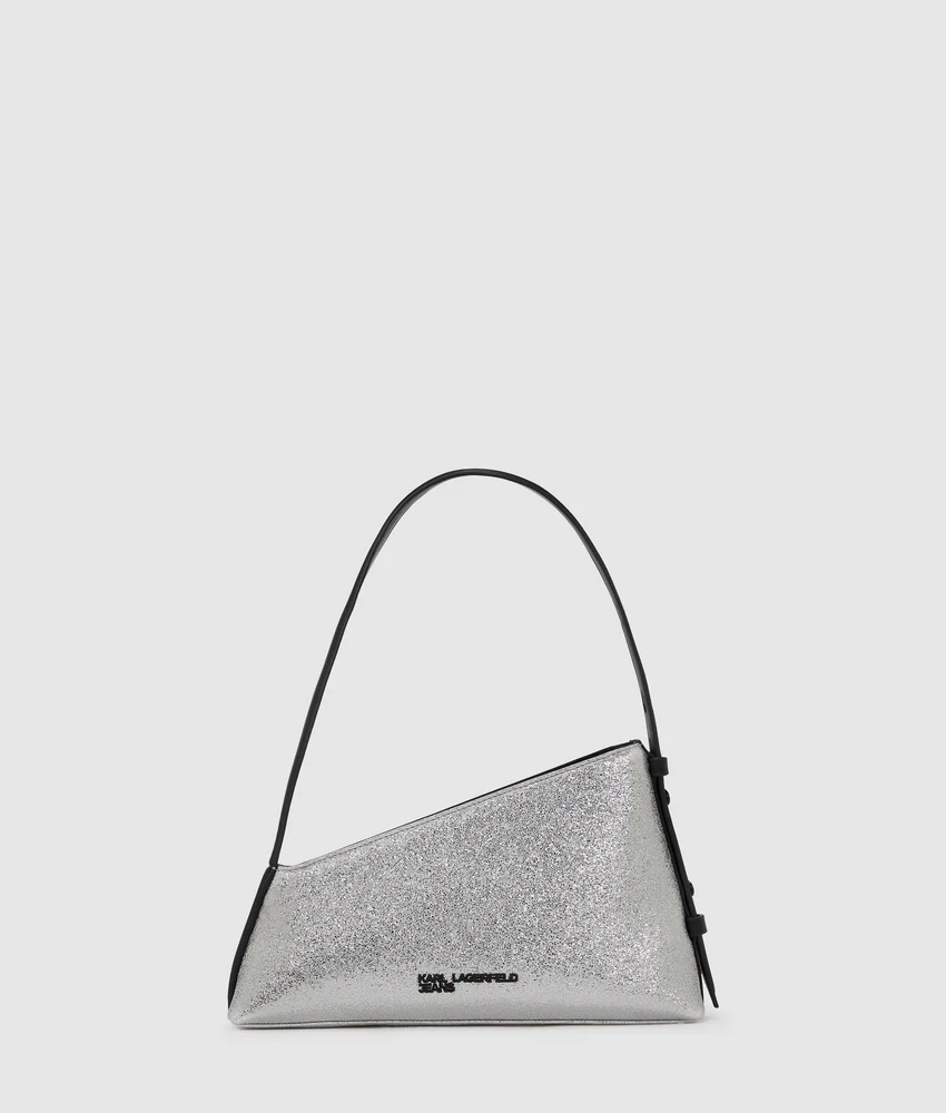 Geo shiny shoulder bag