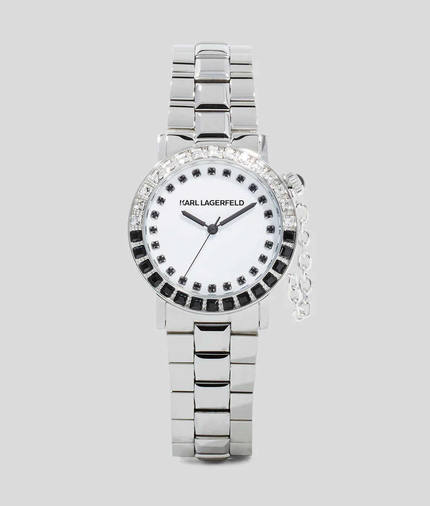 CRYSTAL-EMBELLISHED WATCH