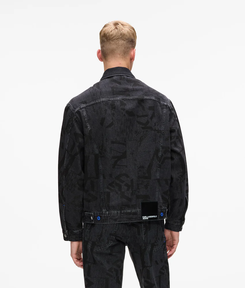 All-over Monogram denim jacket