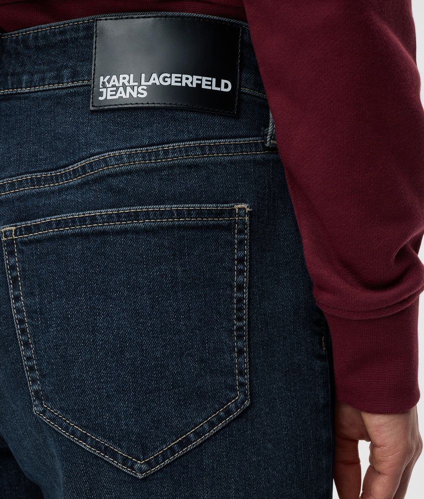 High-rise straight jeans