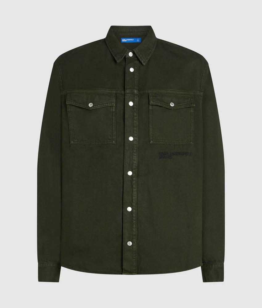 Twill overshirt