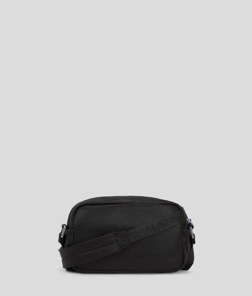 UTILITY COATED DENIM CAMERA BAG