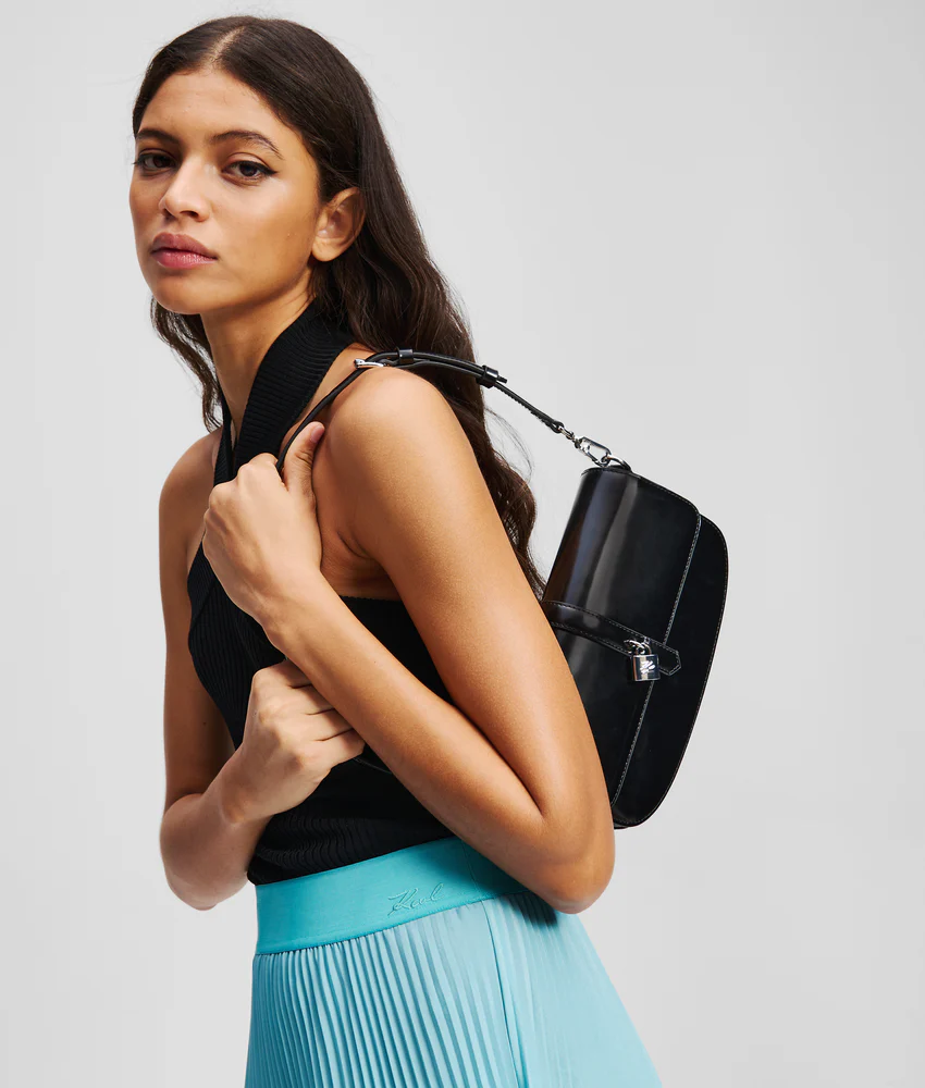 K/AUTOGRAPH PADLOCK SHOULDER BAG