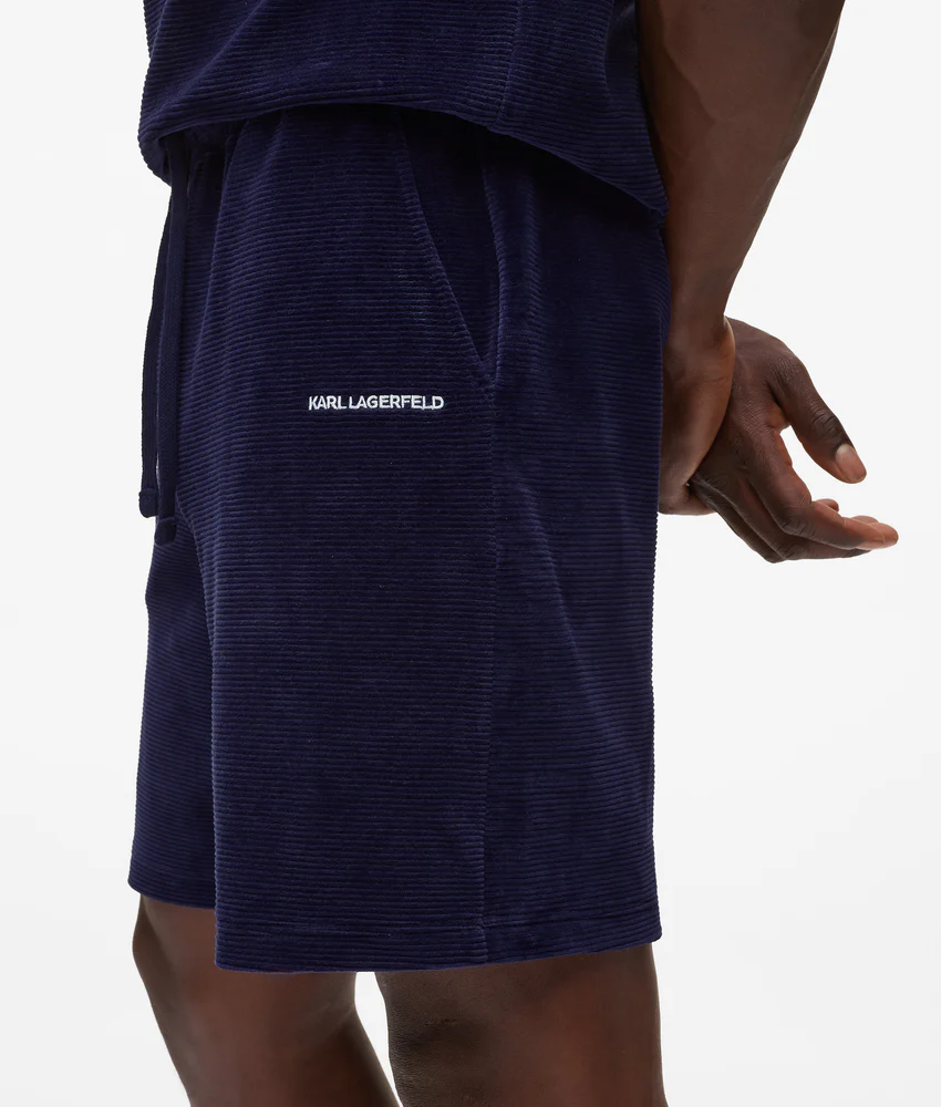 Velvet pajama shorts