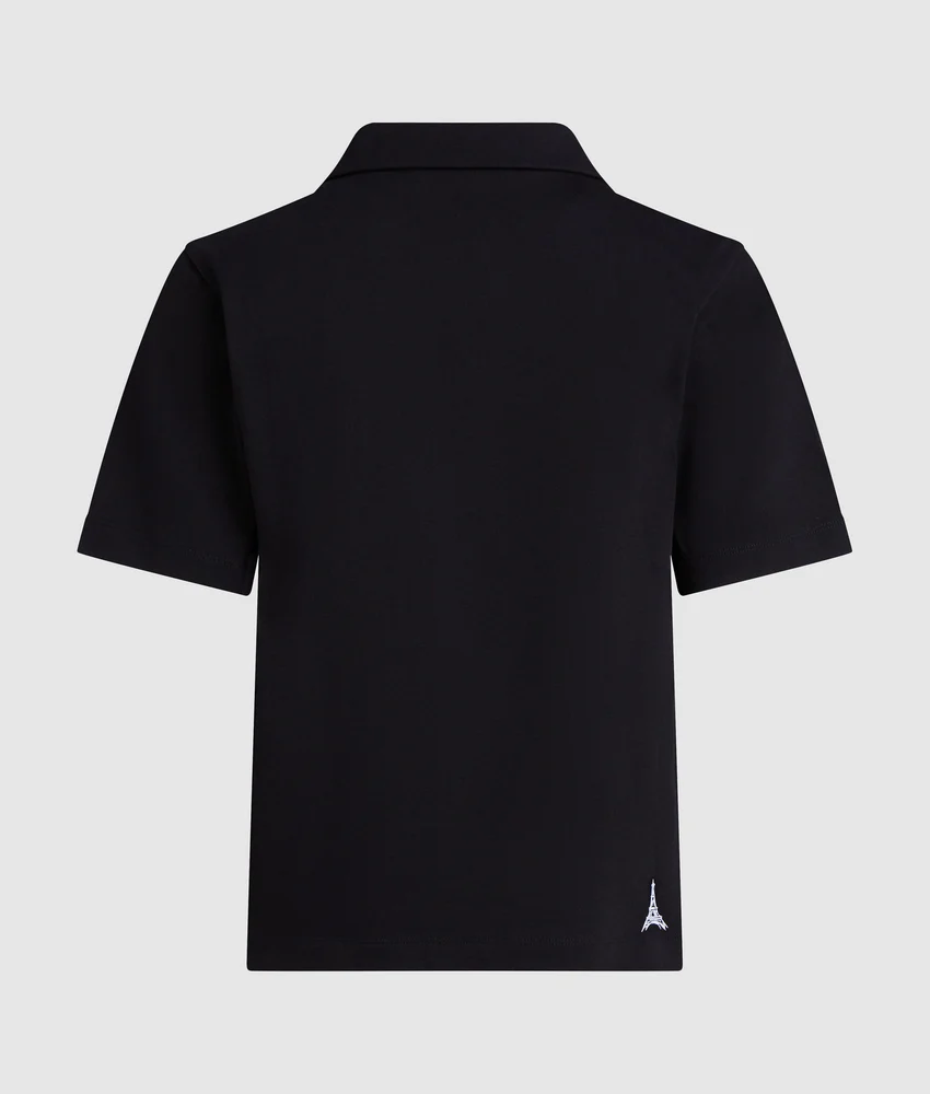 Paris sketch polo shirt