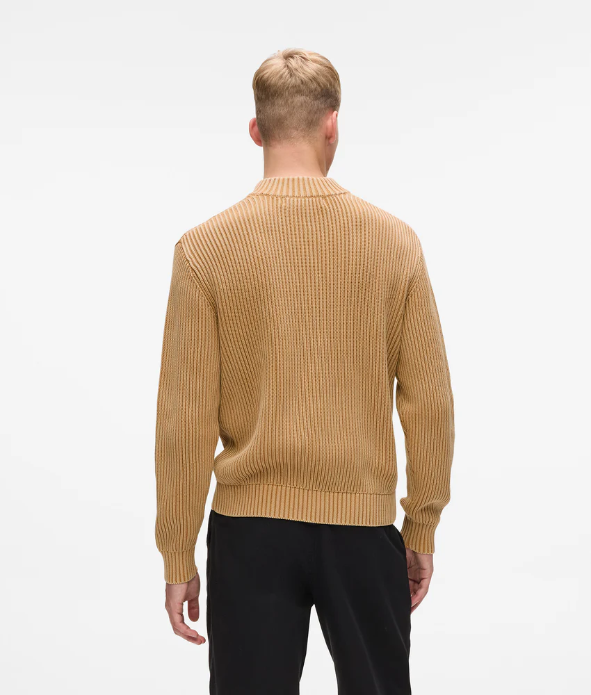 Relaxed half-zip sweater