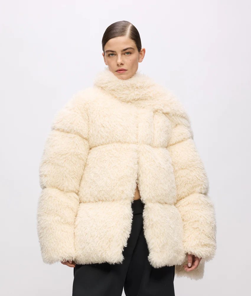KL Studio faux-fur coat