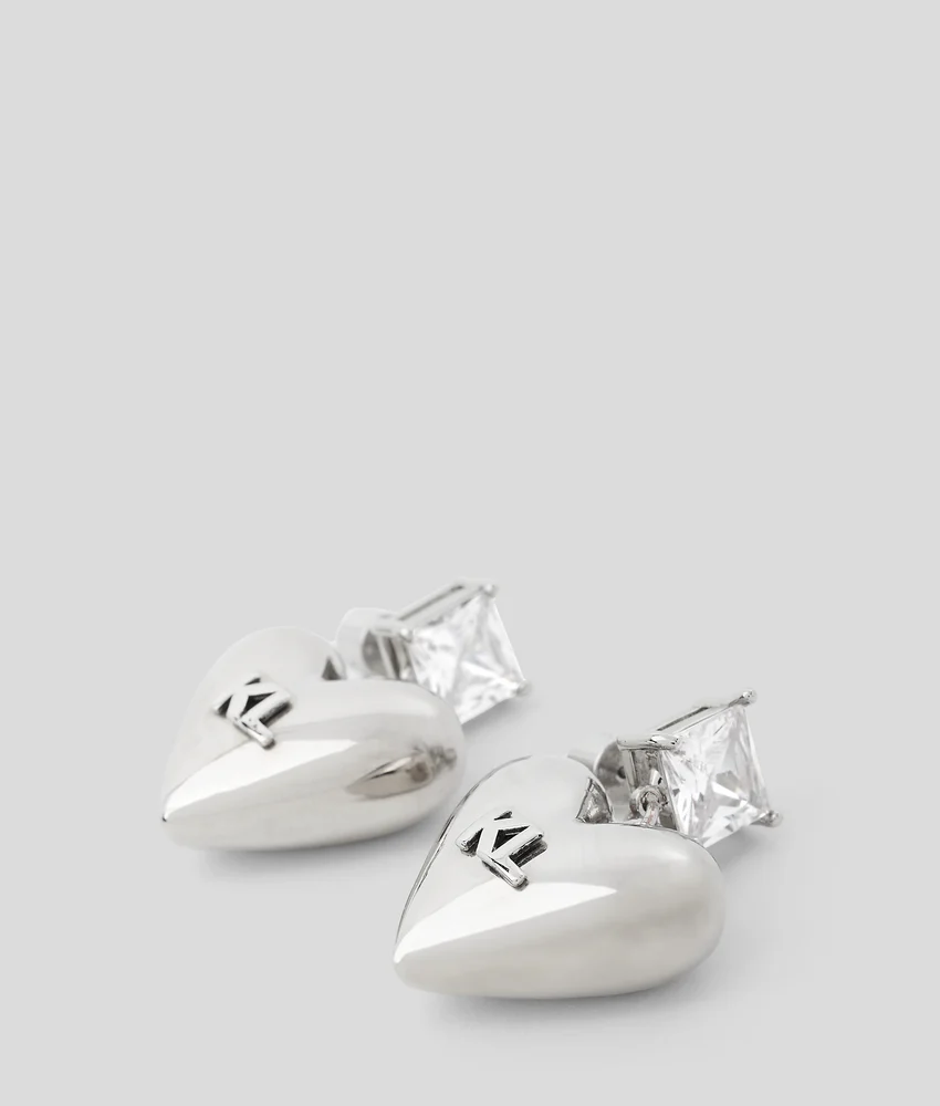 K/ROCK HEART EARRINGS