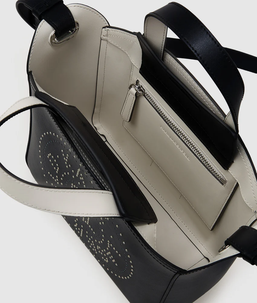 K/Circle small studded tote bag
