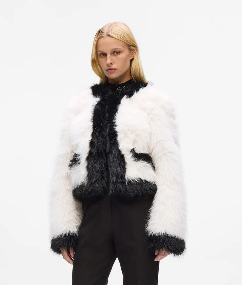 Faux-fur jacket