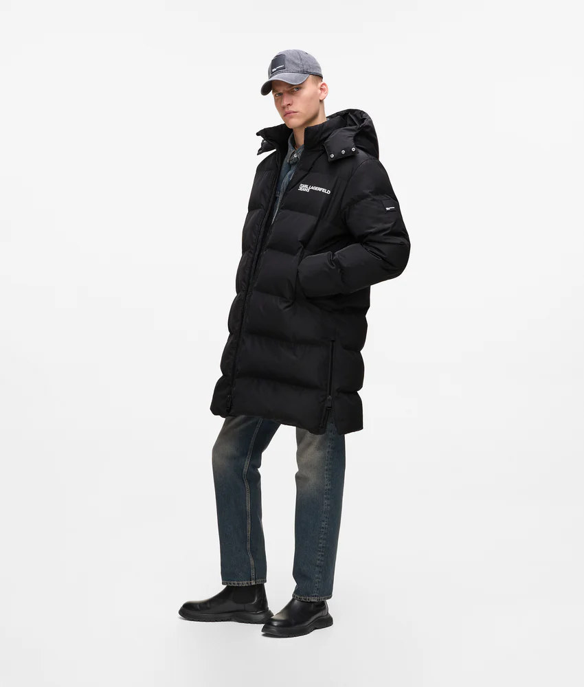 Long puffer jacket
