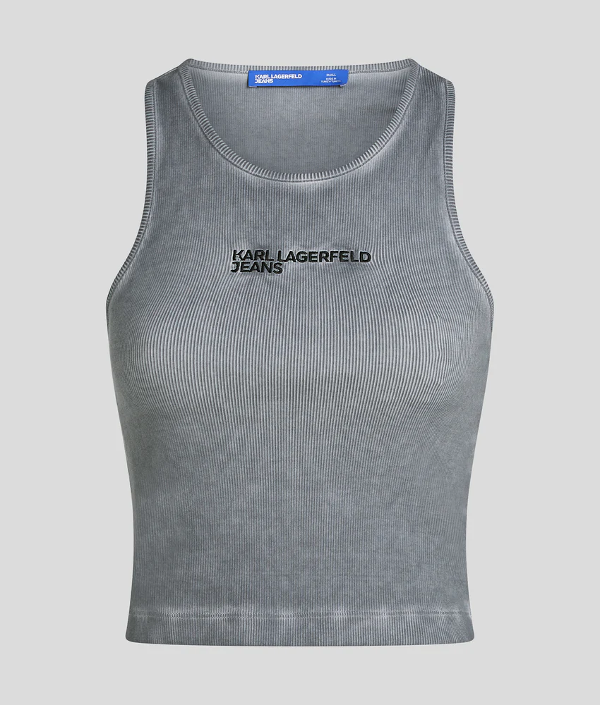WASHED RIBBED TANK TOP