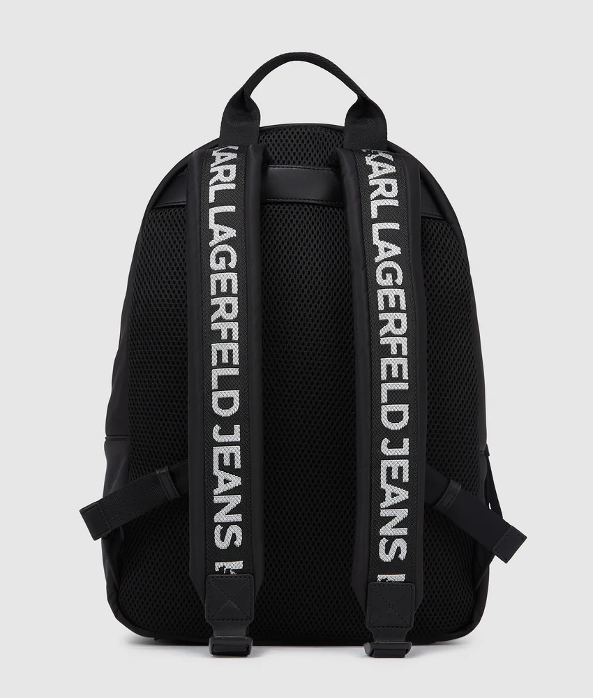 Logo nylon backpack