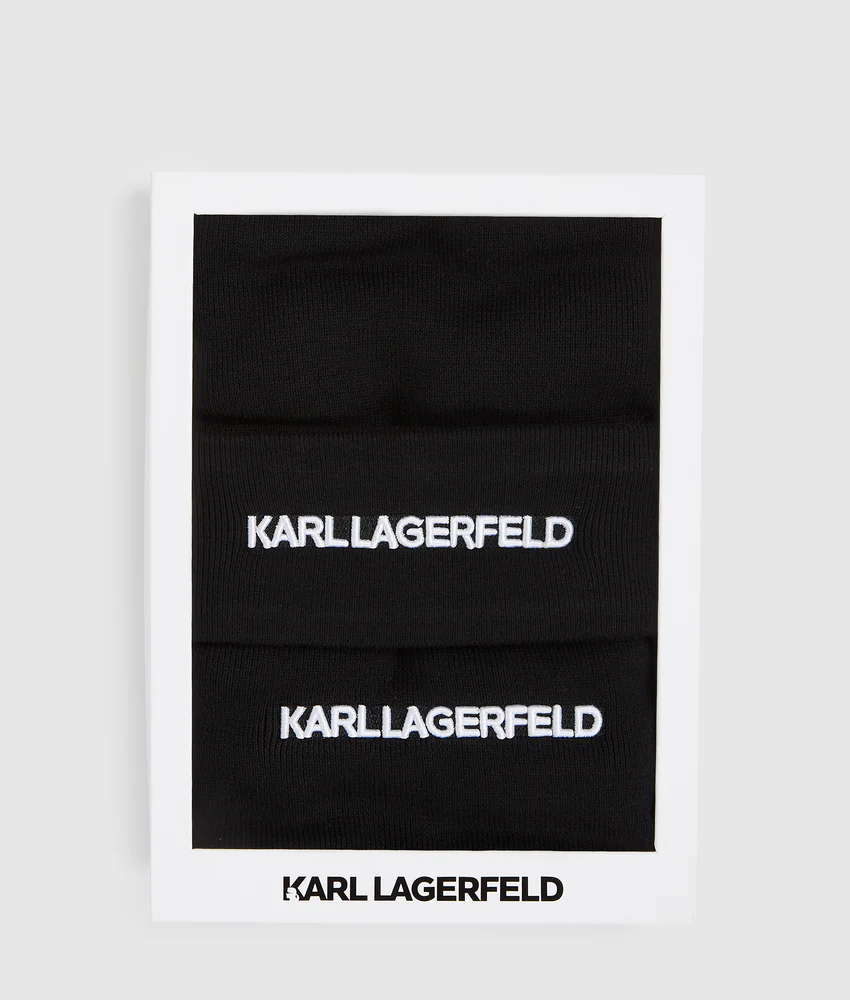 Logo headband and scarf gift set