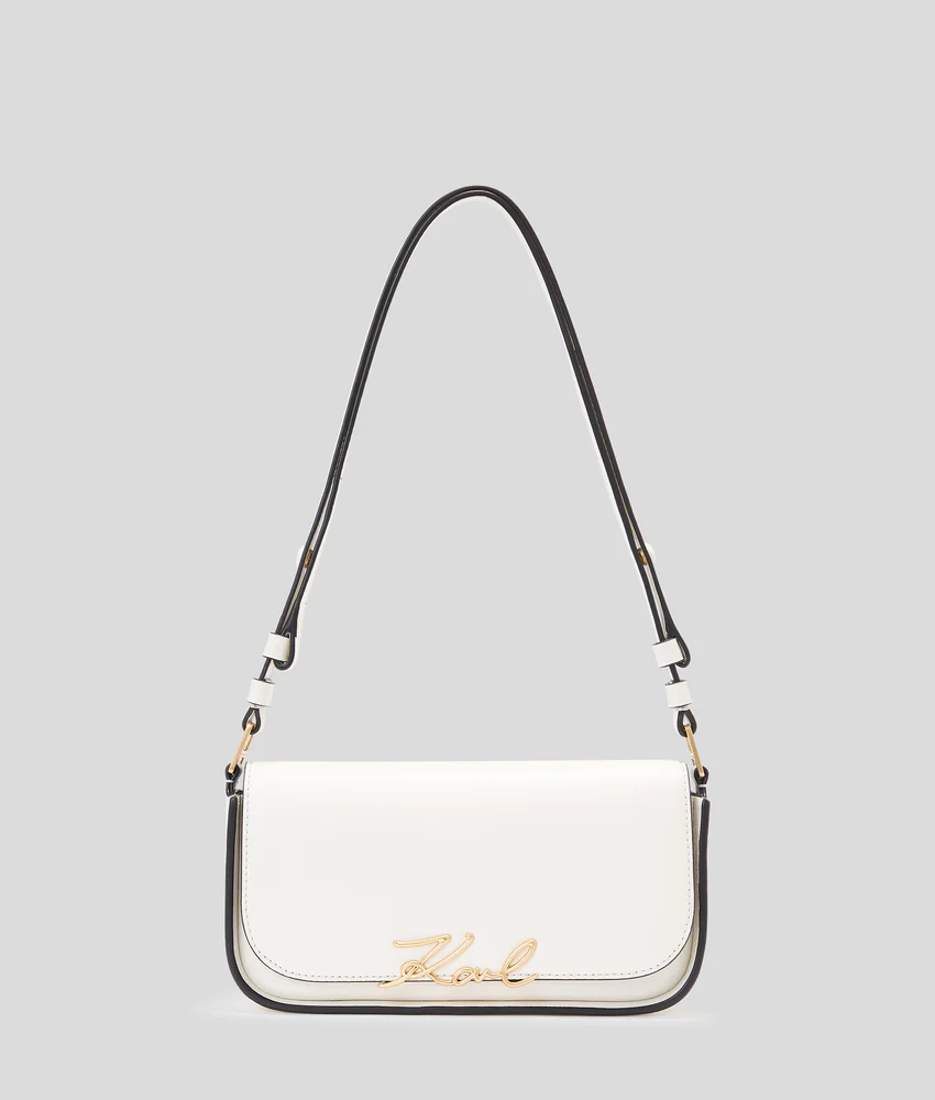 K/SIGNATURE TWO-WAY CROSSBODY BAG