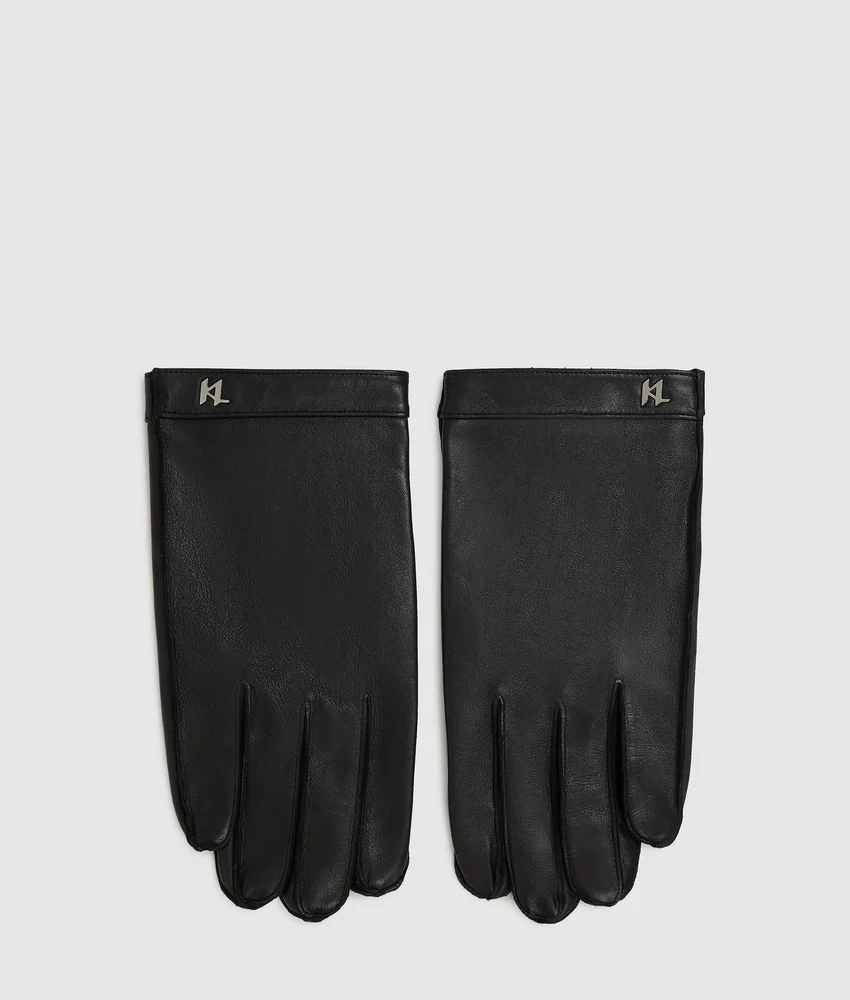 K/Monogram leather gloves