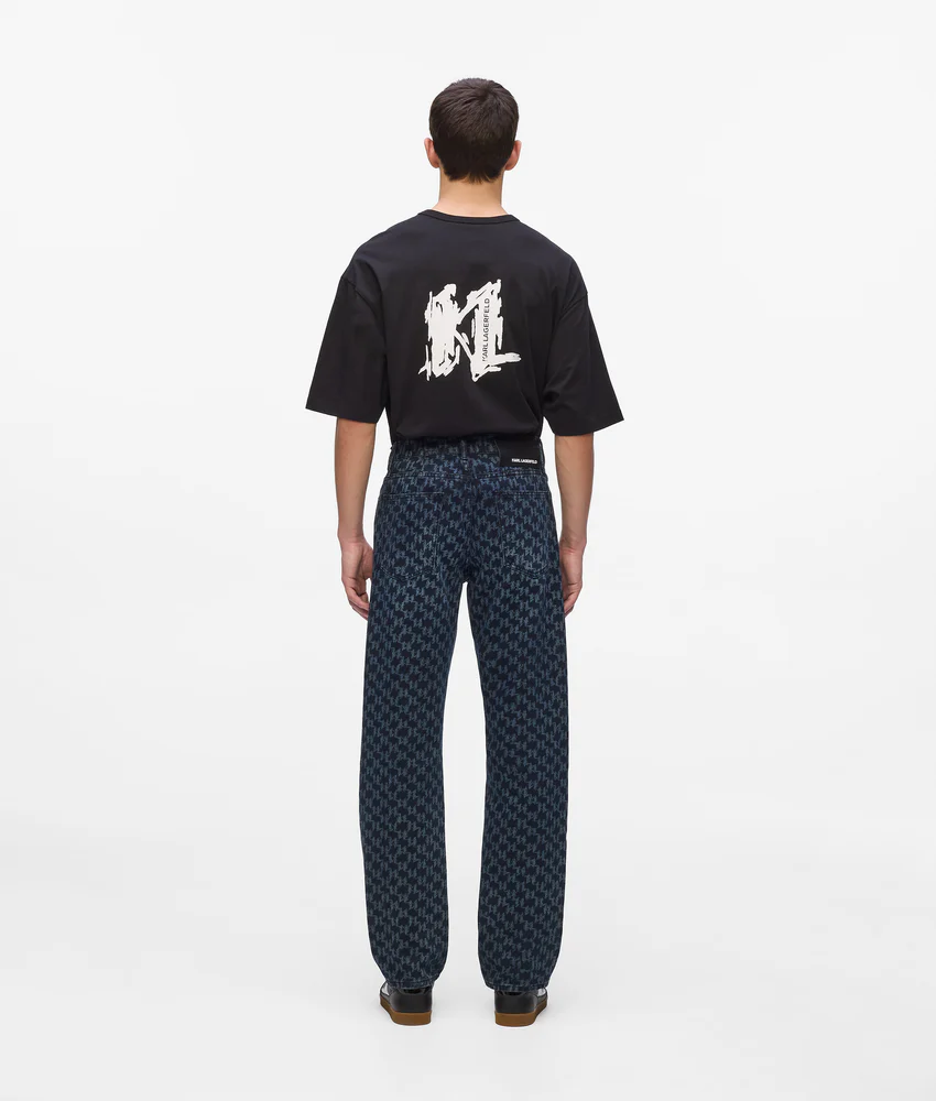 All-over Monogram jeans